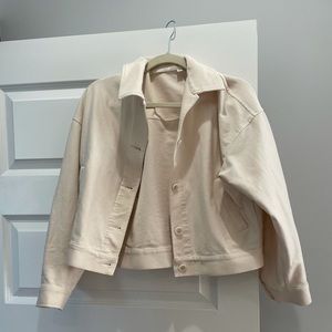 Uniqlo cropped Shacket